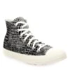 Converse CHUCK TAYLOR ALL STAR CROC PRINT HI - Blanc Noir