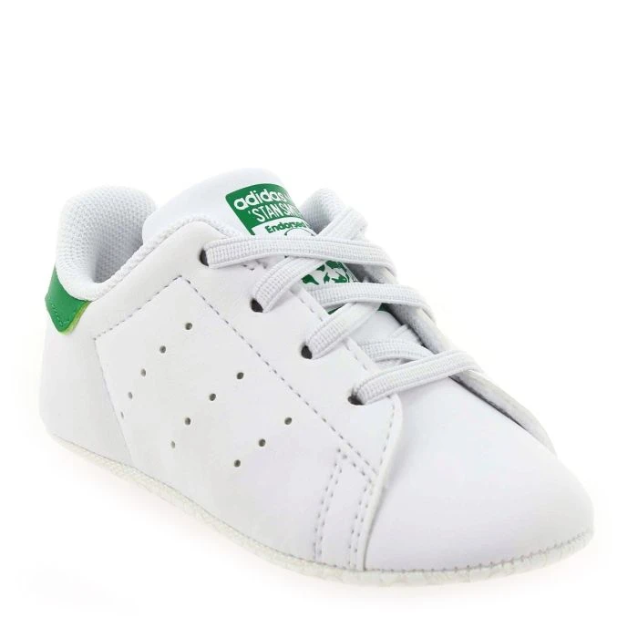 Adidas Originals STAN SMITH CRIB - Blanc Vert 1 Adidas Originals STAN SMITH CRIB - Blanc Vert