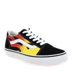 Vans OLD SKOOL KID - Noir Blanc 8 Vans OLD SKOOL KID - Noir Blanc -Muratti France Soldes 61388 11 01 1