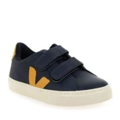Veja SMALL-ESPLAR-VELCRO - Blanc Marine -Muratti France Soldes 63318 05 01 3