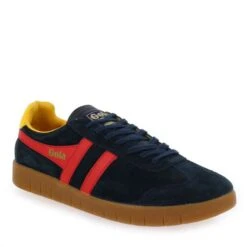 Gola HURRICANE SUEDE CMB046 - Marine Jaune 12 Gola HURRICANE SUEDE CMB046 - Marine Jaune -Muratti France Soldes 63360 04 01 4