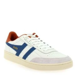 Gola CONTACT LEATHER CMB261 - Écru Marine 5 Gola CONTACT LEATHER CMB261 - Écru Marine -Muratti France Soldes 64550 04 01 1