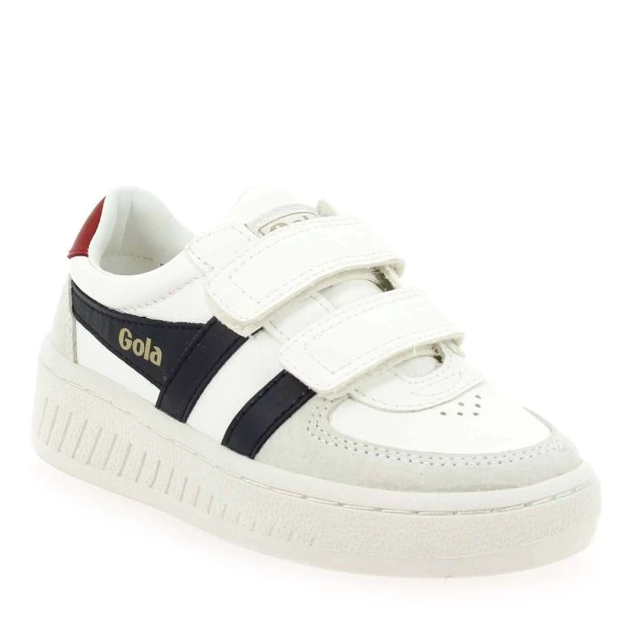Gola GRANDLAM CLASSIC VELCRO CKA64 - Blanc Marine 1 Gola GRANDLAM CLASSIC VELCRO CKA64 - Blanc Marine