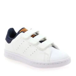 Adidas Originals STAN SMITH DENIM VELCRO CF C H20 - Blanc Marine