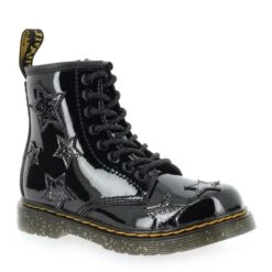 Dr. Martens 1460 PATENT LAMPER & COSMIC GLITTER - Noir Glitter