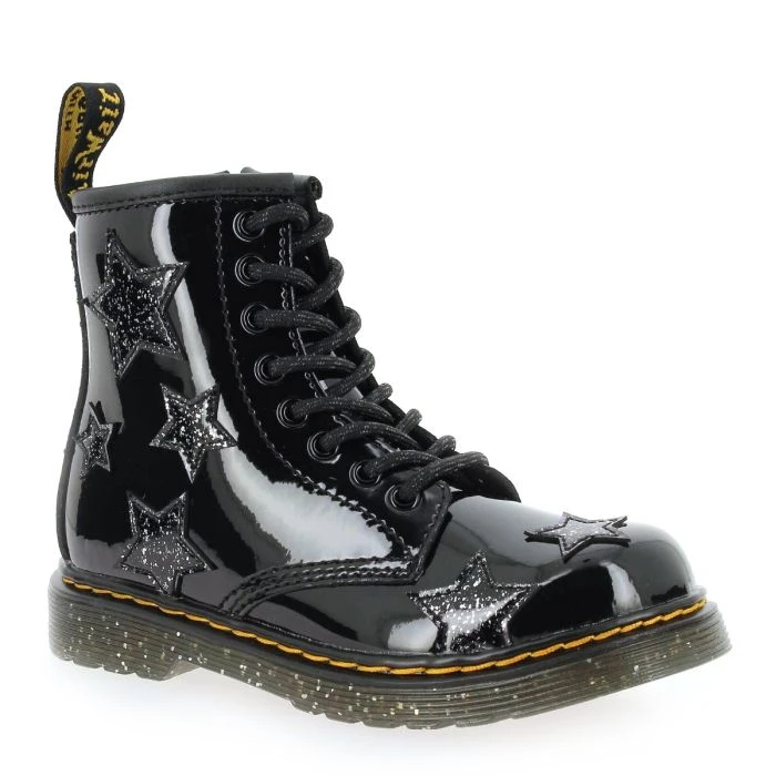 Dr. Martens 1460 PATENT LAMPER & COSMIC GLITTER - Noir Glitter 1 Dr. Martens 1460 PATENT LAMPER & COSMIC GLITTER - Noir Glitter