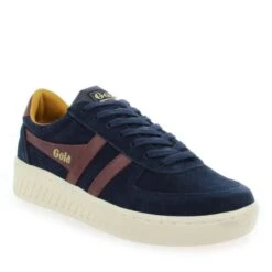 Gola GRANDSLAM SUEDE CMA589 - Marine Marron
