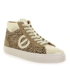 No Name STRIKE MID CUT LYNX GLOW - Beige Platine