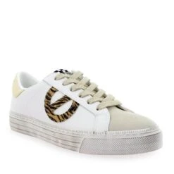 No Name STRIKE SIDE ZEBRE - Blanc Platine