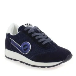 No Name CITY RUN JOGGER SUEDE TRAILER - Marine Blanc