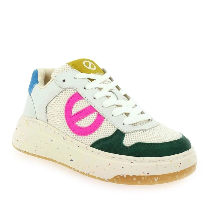 No Name BRIDGET SNEAKER GRAIN - Blanc Multi 1 No Name BRIDGET SNEAKER GRAIN - Blanc Multi