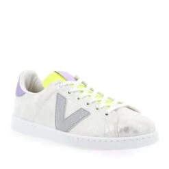 VICTORIA 1125284 TENIS BRILLO NEON - Argent Multi