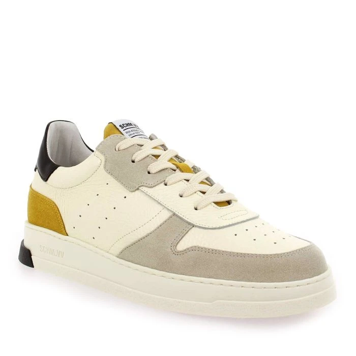 SCHMOOVE ORDER SNEAKER - Écru Jaune 1 SCHMOOVE ORDER SNEAKER - Écru Jaune