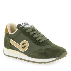 No Name CITY RUN JOGGER SUEDE/CAMPER - Kaki