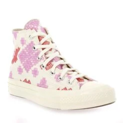 Converse CHUCK 70 EGRET BEYOND PINK SOLFT RED - Blanc Rose
