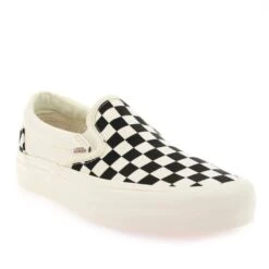 Vans SLIP-ON VR3 CHECKERBOARD - Blanc Noir