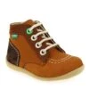 Kickers BONBON 2 TRICOLORE H21 - Camel Marron