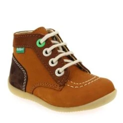 Kickers BONBON 2 TRICOLORE H21 - Camel Marron