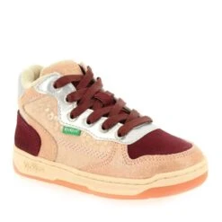 Kickers KICKLAX - Rose Bordeaux