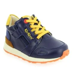 Kickers DENVER MID - Marine Jaune
