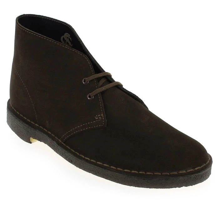 Clarks DESERT BOOT - Velours Chocolat 1 Clarks DESERT BOOT - Velours Chocolat