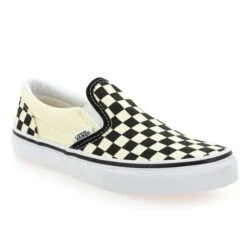 Vans SLIP-ON KID - Blanc Noir